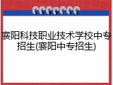 襄阳科技职业技术学校中专招生(襄阳中专招生)