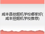咸丰县挖掘机学校哪家好(咸丰挖掘机学校推荐)