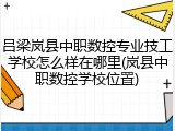 吕梁岚县中职数控专业技工学校怎么样在哪里(岚县中职数控学校位置)