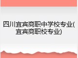 四川宜宾商职中学校专业(宜宾商职校专业)