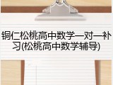 铜仁松桃高中数学一对一补习(松桃高中数学辅导)