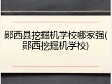 郧西县挖掘机学校哪家强(郧西挖掘机学校)