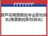 葫芦岛南票数控专业职校排名(南票数控职校排名)