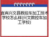 宜宾兴文县数控车加工技术学校怎么样(兴文数控车加工学校)