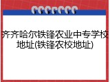 齐齐哈尔铁锋农业中专学校地址(铁锋农校地址)