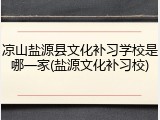 凉山盐源县文化补习学校是哪一家(盐源文化补习校)