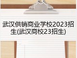 武汉供销商业学校2023招生(武汉商校23招生)