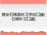 雅安石棉县补习学校口碑(石棉补习口碑)