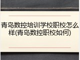 青岛数控培训学校职校怎么样(青岛数控职校如何)