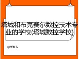 塔城和布克赛尔数控技术专业的学校(塔城数控学校)