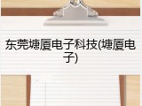 东莞塘厦电子科技(塘厦电子)