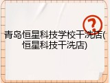 青岛恒星科技学校干洗店(恒星科技干洗店)