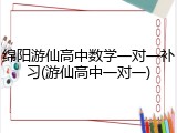 绵阳游仙高中数学一对一补习(游仙高中一对一)