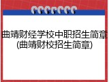 曲靖财经学校中职招生简章(曲靖财校招生简章)