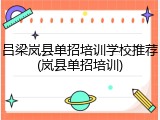 吕梁岚县单招培训学校推荐(岚县单招培训)