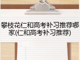 攀枝花仁和高考补习推荐哪家(仁和高考补习推荐)