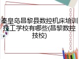秦皇岛昌黎县数控机床培训技工学校有哪些(昌黎数控技校)