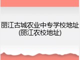 丽江古城农业中专学校地址(丽江农校地址)