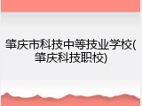 肇庆市科技中等技业学校(肇庆科技职校)