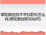 普陀数控技术学校职校怎么样(普陀数控职校如何)