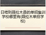 日喀则聂拉木县的单招集训学校哪里有(聂拉木单招学校)
