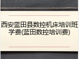 西安蓝田县数控机床培训班学费(蓝田数控培训费)