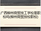 广西柳州商贸技工学校是职校吗(柳州商贸技校职校)