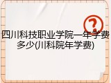 四川科技职业学院一年学费多少(川科院年学费)
