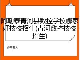 阿勒泰青河县数控学校哪家好技校招生(青河数控技校招生)