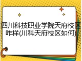四川科技职业学院天府校区咋样(川科天府校区如何)