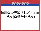 滁州全椒县数控技术专业的学校(全椒数控学校)