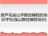 葫芦岛连山学数控编程的培训学校(连山数控编程培训)