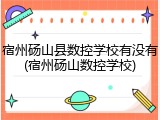 宿州砀山县数控学校有没有(宿州砀山数控学校)