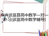 来宾武宣县高中数学一对一补习(武宣高中数学辅导)