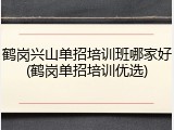 鹤岗兴山单招培训班哪家好(鹤岗单招培训优选)