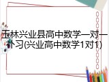 玉林兴业县高中数学一对一补习(兴业高中数学1对1)