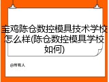 宝鸡陈仓数控模具技术学校怎么样(陈仓数控模具学校如何)
