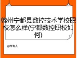 赣州宁都县数控技术学校职校怎么样(宁都数控职校如何)