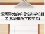 漯河郾城的单招培训学校排名(郾城单招学校排名)