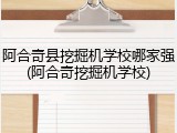 阿合奇县挖掘机学校哪家强(阿合奇挖掘机学校)