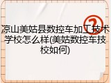 凉山美姑县数控车加工技术学校怎么样(美姑数控车技校如何)