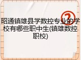 昭通镇雄县学数控专业的学校有哪些职中生(镇雄数控职校)