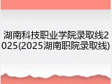 湖南科技职业学院录取线2025(2025湖南职院录取线)