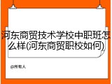 河东商贸技术学校中职班怎么样(河东商贸职校如何)