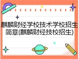 麒麟财经学校技术学校招生简章(麒麟财经技校招生)