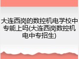 大连西岗的数控机电学校中专能上吗(大连西岗数控机电中专招生)