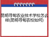 昆明寻甸农业技术学校怎么样(昆明寻甸农校如何)