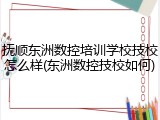 抚顺东洲数控培训学校技校怎么样(东洲数控技校如何)