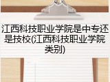 江西科技职业学院是中专还是技校(江西科技职业学院类别)