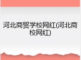 河北商贸学校网红(河北商校网红)
